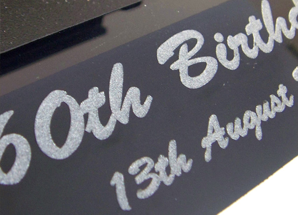 laser cut product personalisation